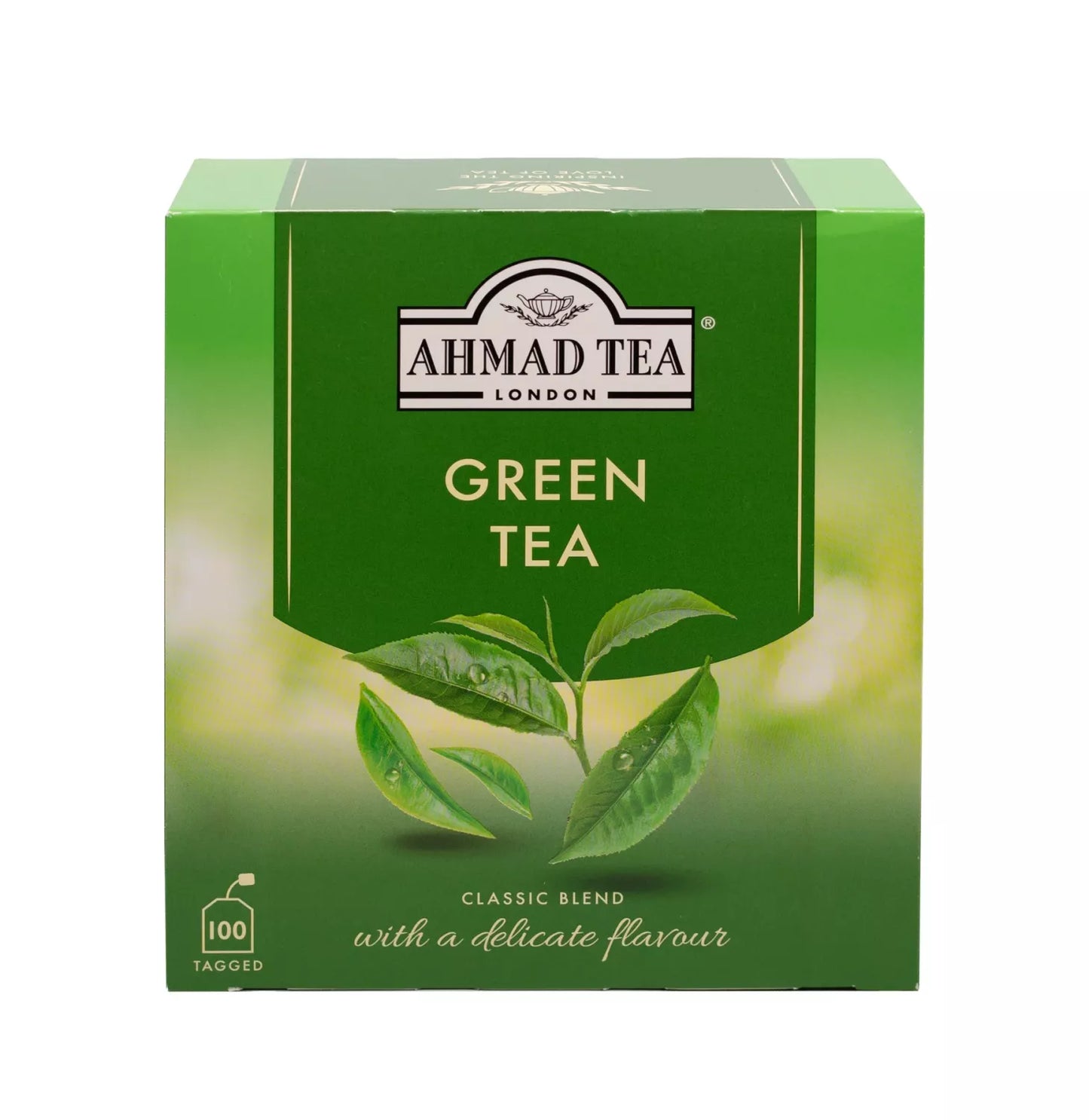 AHMED TEA Green Tea 100 tea bags
