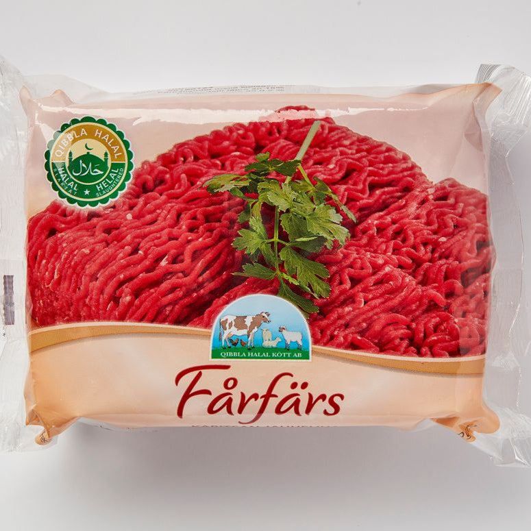Qibbla Halal Fårfärs Fryst 750g