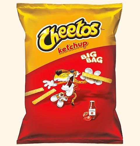 Chips Cheetos Ketcup