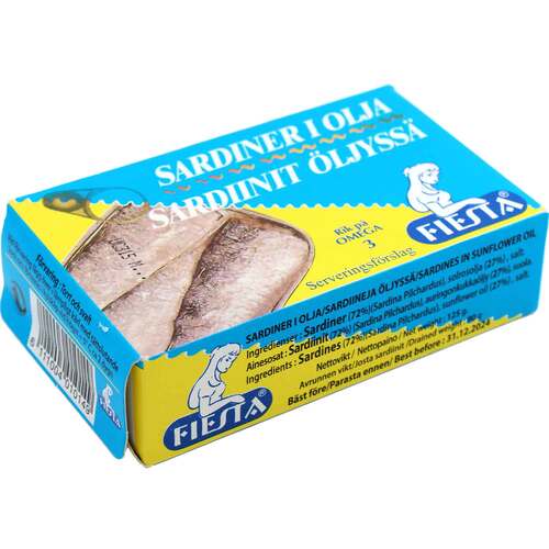 Fiesta Sardines i Solrosolja