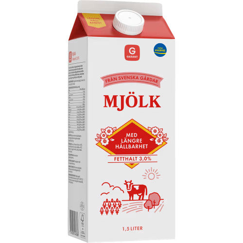 Garant Mjölk 3% längre hållbarhet 1.5L