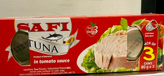 SAFI TONFISK I TOMAT 3X80 240G