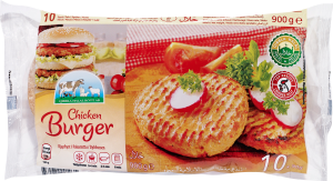 Qibbla Halal kyckling burgare Fryst 900g