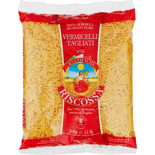 Riscossa Vermicelli Tagliati 500g