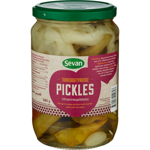 Sevan Turkiska Pickles 680g