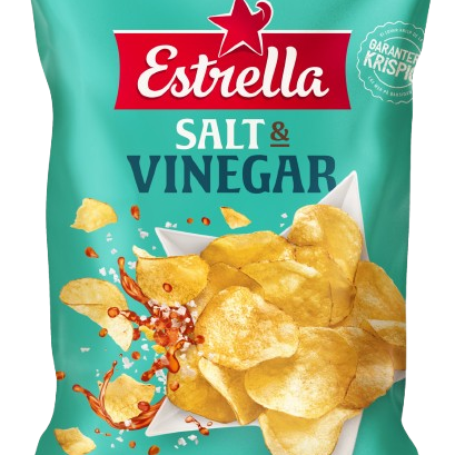 Estrella Salt and Vinegar chips 175g