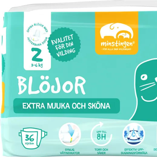 Minstingen Blöjor 2 Newborn